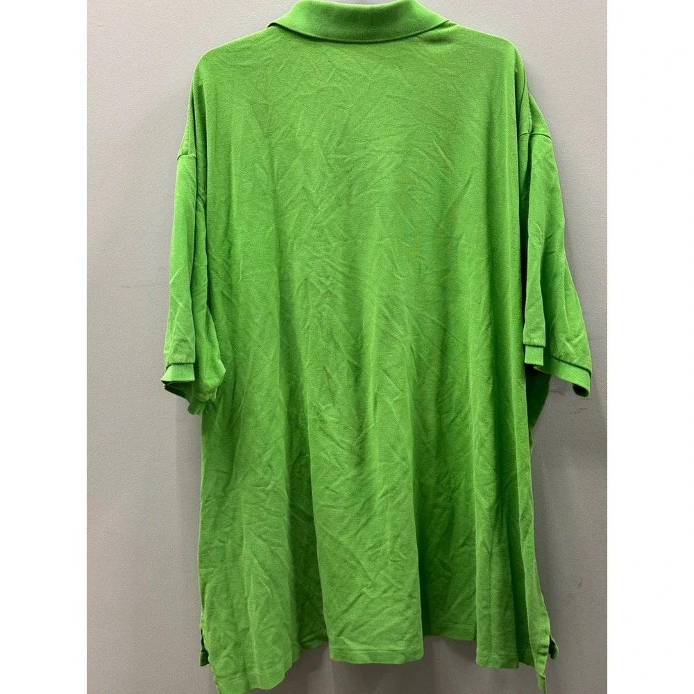 Polo Ralph Lauren Polo Shirt Mens 4XLT Green Short Sleeve Big & Tall Golf Casual